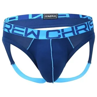 Andrew Christian Andrew Christian- Herren Jocks -  SHOW-IT® Locker Room Jock Blau - Blau - 1 x Größe L - Blau