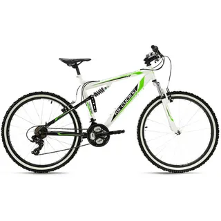 Atrigo Mountainbike Fully Scrawler 568M, Grün, Weiß, Metall, 180x70 cm, Freizeit, Sport & Fitness, Fahrräder, Mountainbikes
