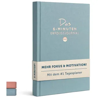 6-Minuten Tagebuch Erfolgsjournal PUR - Der #1 Tagesplaner für mehr Motivation & Erfolg - Undatiertes Journal Buch - Mit Journaling gelassener & fokussierter Ziele erreichen