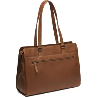 The Chesterfield Brand Fidenza Schultertasche Leder 40 cm Laptopfach braun