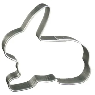 LARES Ausstecher/Ausstechform Hase - für Kekse, Plätzchen, Lebkuchen & Co - Größe: 16cm, Höhe: 2,3cm - Made in Germany