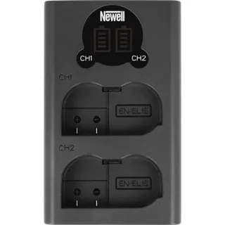 Newell DL-USB-C Doppelladegerät für Nikon EN-EL15