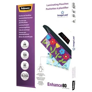 Fellowes Laminierfolien Enhance A4 glanz 100 Stück (5306101)