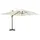 mit Aluminium-Mast 400 x 300 cm Sandweiß