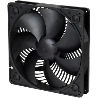SilverStone SST-AP181 - Air Penetrator 180 mm Hochleistungs-Gehäuselüfter mit einzigartiger Luftstrom-Kanalisierung, schwarz