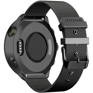 KUWAI Band für Garmin Forerunner 965 Armband Milanaise Metall Rostfreiem Stahl Armband mit Garmin Forerunner 965 Armbänder Verstellbares Schnalle Armband für Garmin 965 (B)