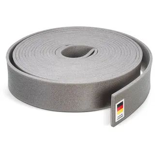blizz-z Pflasterfugenband PE grau 10 cm x 10 m Rolle | Dehnfugenband für Garten- und Terrassenpflaster Fugenfüller, Stärke: 10 mm | Made in Germany