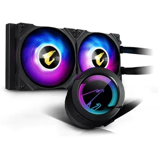 Gigabyte AORUS WATERFORCE 240 CPU Wasserkühler, Schwarz