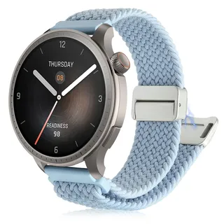 CHULN 22mm Armband Kompatibel mit Amazfit Bip 5/Bip 6/Amazfit Cheetah/Amazfit Cheetah Pro/Amazfit Balance, 22mm Nylon Sport Verstellbares Ersatzarmband Uhrenarmband für Amazfit Bip 5.