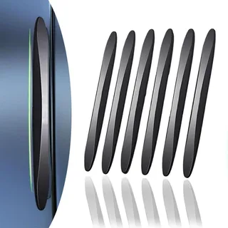 CWCHUHAI Türkantenschoner für Mazda CX80 CX-80 2026 2025 2024, 6 Stück Autotür Kantenschutz Stoßstangenschutz Gummi Kratzschutz Selbstklebend Zubehör Schwarz