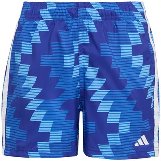 adidas Football-inspired Graphic Badeshorts Lucid Blue/White 152