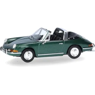 HERPA 033732-004 H0 PKW Modell Porsche 911 Targa, grünmetallic