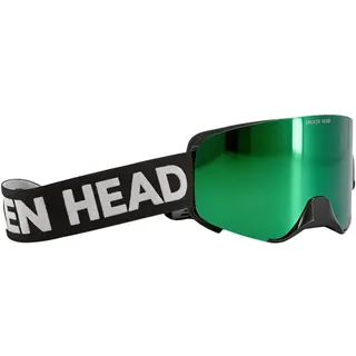 Broken Head Motocross-Brille Magnetic-Struggler Grün Verspiegelt