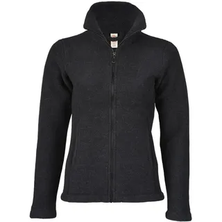 Engel Jacke Merino Wollfleece Damen, 42-44/42/44, schwarz