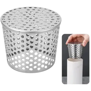 Dachrinnen Laubschutz 304 Edelstahl, Regenrinnen Laubschutz, Laubschutz Dachrinne, Fallrohrschutz Dachrinnenschutz Für Dachrohre, Abflüsse Und Fallrohre (63-75mm)