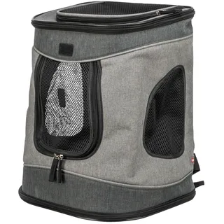 Trixie Rucksack Timon 34 x 44 x 30 cm Schwarz/Grau
