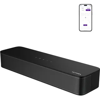ULTIMEA 2.1 Soundbar für TV Geräte mit integriertem Subwoofer, APP-Steuerung, 132W All-in-One PC Soundbar für Gaming, TV Lautsprecher mit Verstellbarem Bass, Bluetooth® 5.4, Opt/AUX, Poseidon M20 Pro