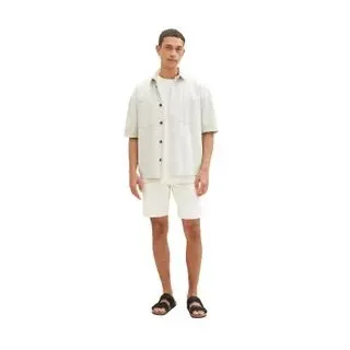Tom Tailor Herren Short SLIM SOFT CHINO Slim Fit Creme 13808 W 33