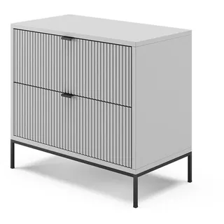 Vicco Nachtschrank Eliza 66 x 36 x 60 cm Grau