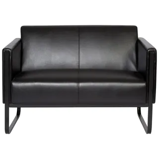 HJH Office Bali 2-Sitzer Lounge Sofa schwarz