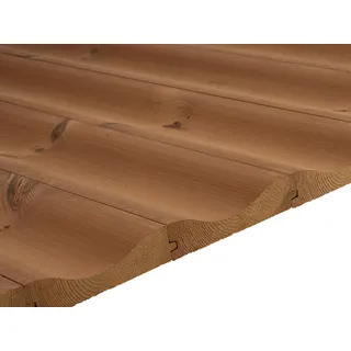 Thermokiefer Wellenprofil, 32 x142 mm, KD, Oberfläche glatt gehobelt