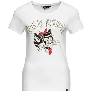 Queen Kerosin Wild Rebel Weiß M