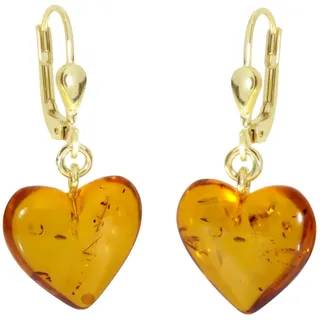 Ostsee-Schmuck Ohrhänger Ostsee-Schmuck Gelbgold 333 30x14 mm