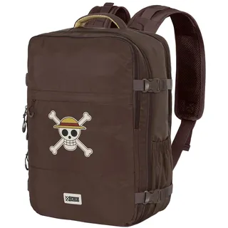 Karactermania One Piece Skull-Großer Mercury Handgepäck Rucksack 47x23x33cm, Braun, Kapazität 35 L