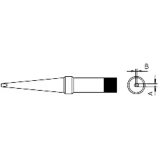 Weller 4PTK7-1 Lötspitze Langform Spitzen-Größe 1.2mm Inhalt 1St.