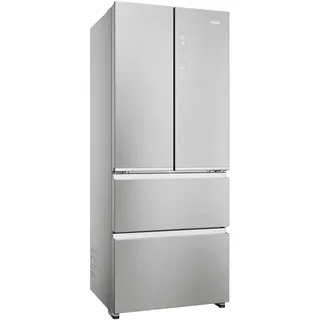 Haier FD 70 SERIE 3 HFR3718ENMM Kühl-Gefrier-Kombination I French Door-Türen I Easy Access-Gefrierschubladen I Total No Frost I MyZonePlus I Modernes Design mit Front aus Glas