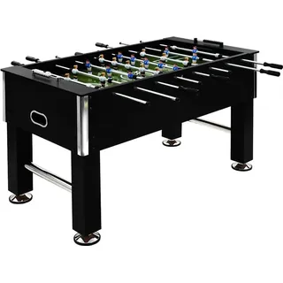 vidaXL Kickertisch Stahl 60 kg 140 x 74,5 x 87,5 cm Schwarz