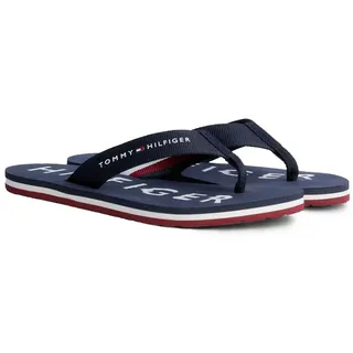 Tommy Hilfiger Damen Flip Flops Badeschuhe, Mehrfarbig (Rwb), 36 - 36 EU