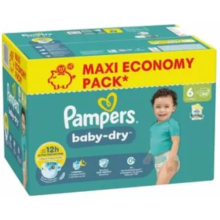 Pampers Baby Dry Gr6 13-18kg Extra Large 80St Packung