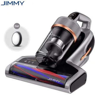 Jimmy Matratzenreinigungsgerät BX7 Pro Max Milbensauger 700W, mit UV-C-Licht, 700 W, 65 °C heißem Wind, Negativ-Ionen-Funktion, LED-Bildschirm grau