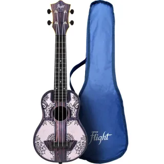 Flight Ukeleles TU40 ABS Sopran-Reise-Ukulele – Mandala