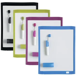 NOBO Mini Whiteboard 22 x 28 cm Blau/Weiß