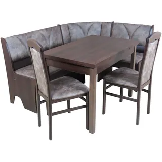 moebel-direkt-online möbel direkt online Eckbankgruppe 4tlg. Silvia