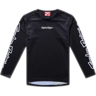 Troy Lee Designs Sprint Pro Mono, Jugend Fahrrad Jersey, Langarm schwarz,