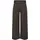 Bundfaltenhose Weit geschnittene Braun L