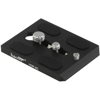 Haoge Kamera-Schnellwechselplatten-Adapter für Sachtler Video 14II, DV 2 DV 4, DV 6, DV 8, DV 8/100, DV10 3+3, DV10 5+5, FSB6T, FSB8T, FSB10T Stativ-Flüssigkeitskopf, Ersatz für Touch & Go Plate S
