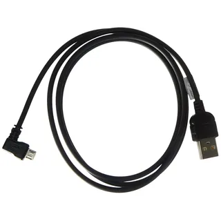 System-S Micro USB Kabel Datenkabel Ladekabel mit 90° Winkelstecker 90 Grad gewinkelt 100 cm