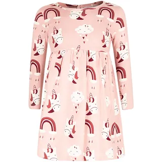 happy girls Sommerkleid HAPPY GIRLS "dress", Mädchen, Gr. 74, EURO-Größen, Stoff, rosa (dusty rose), Stoff, 100% Baumwolle, normal, Kleider Sommerkleid