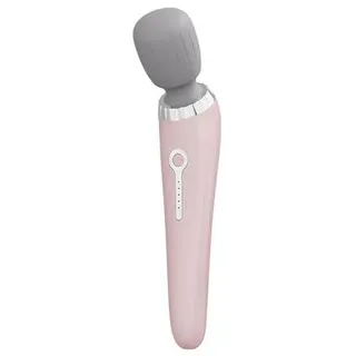 Mini Handmassagegerät - Tragbarer elektrischer Massagestab für Tiefenentspannung Pink