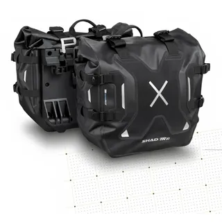 Shad Terra TR30 Satteltaschen wasserdicht braun