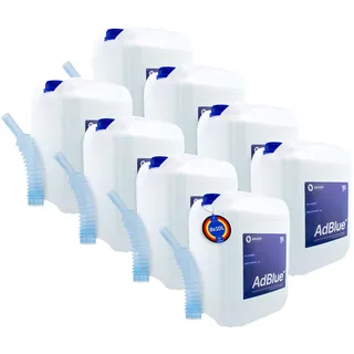 BAUER BLUE AdBlue Sparpaket Premium Harnstofflösung Kanister mit Flex-Ausgießer für Diesel-Motoren, ISO 22241 Konform – Optimale SCR-Abgasnachbehandlung, Made in Germany (80 Liter)