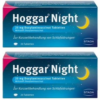 Hoggar Night 25 mg Doxylamin Schlaftabletten