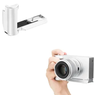 JJC Metall-Handgriff, kompatibel mit Sigma BF Kamera, Schnellwechselsystem für Arca, 1/4-Zoll-20-Loch, L-Form, Handgriff, kompatibel mit Peak Design Capture Camera Clip V3, ergonomisches Design