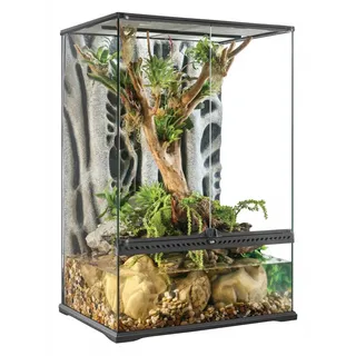 Exo Terra Terrarium aus Glas, mit einzigartiger Front Belüftung, 60 x 45 x 90cm, auch als Paludarium nutzbar