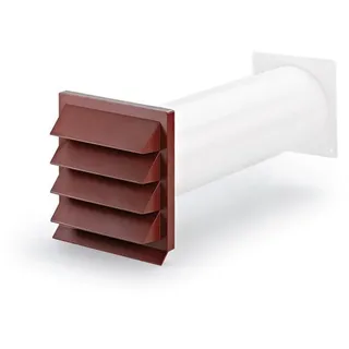 Naber  K-Klima-R 125/125 Mauerkasten ziegelrot