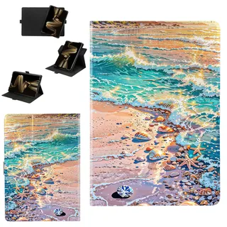 hülle Kompatibel für Tolino Vision Color 7-Zoll eReader Tablet Hülle Case Schutzhülle Cover [360-Grad-Drehfunktion][Verstärkter Kantenschutz gegen Stürze] MHHA